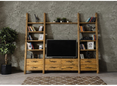 Woonkamer luxe wandmeubel kast meubels tv dressoir hout